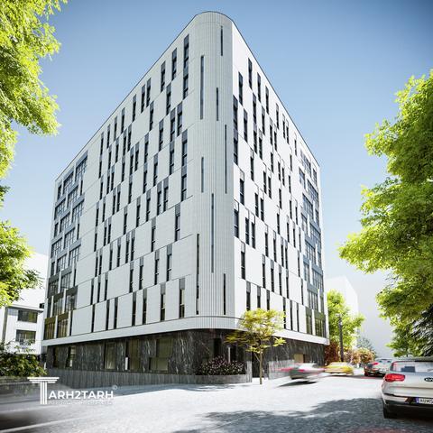 طراحی نما ساختمان اداری شمیران