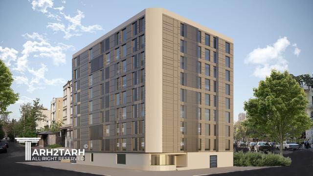 طراحی نما ساختمان اداری شمیران