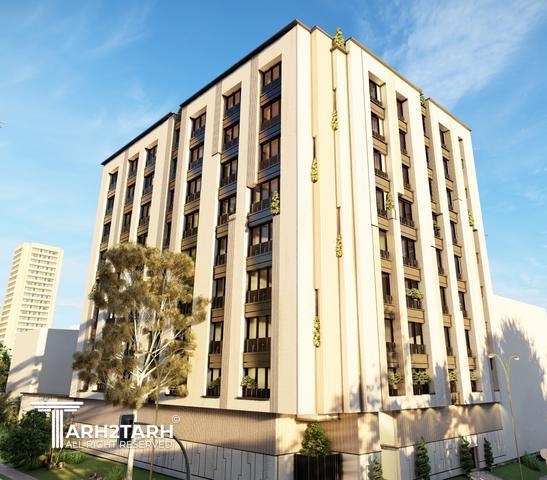 طراحی نما ساختمان اداری شمیران