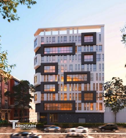 طراحی نما ساختمان اداری شمیران