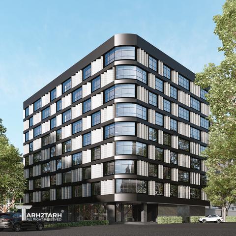 طراحی نما ساختمان اداری شمیران