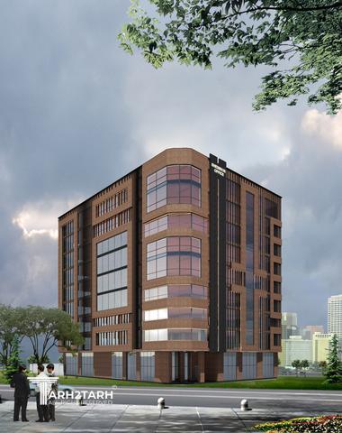 طراحی نما ساختمان اداری شمیران