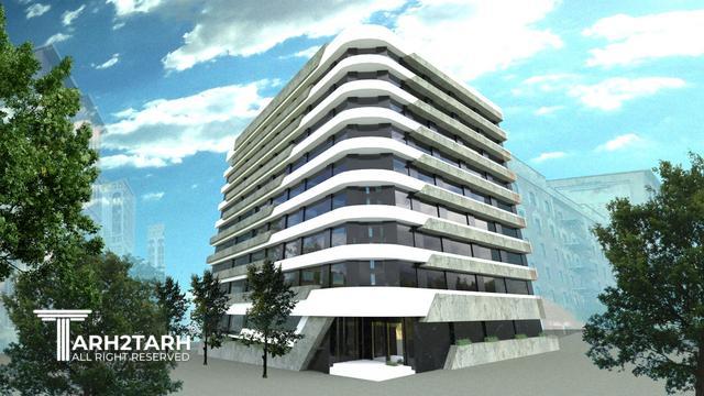 طراحی نما ساختمان اداری شمیران