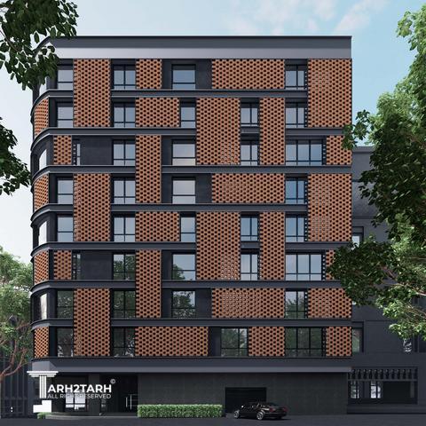 طراحی نما ساختمان اداری شمیران