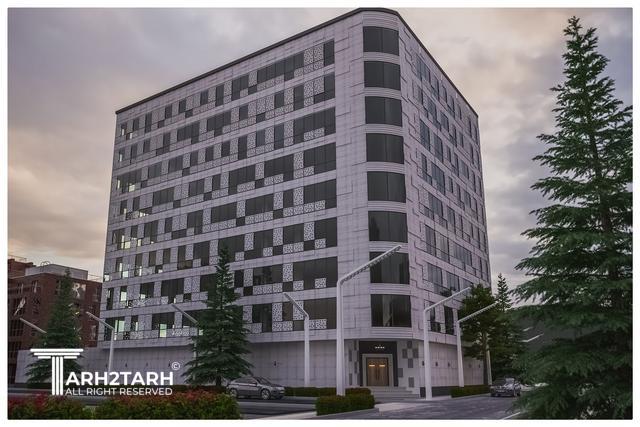 طراحی نما ساختمان اداری شمیران