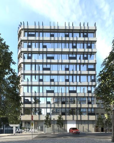 طراحی نما ساختمان اداری شمیران