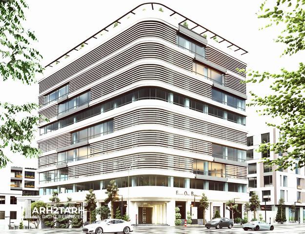 طراحی نما ساختمان اداری شمیران