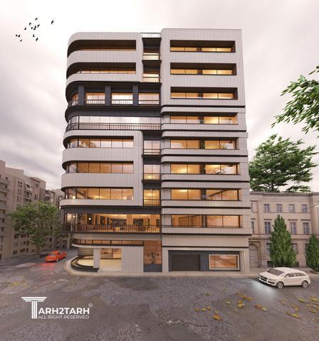 طراحی نما ساختمان اداری شمیران