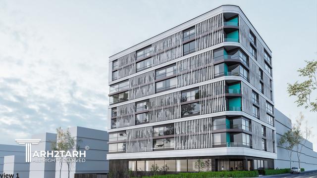 طراحی نما ساختمان اداری شمیران