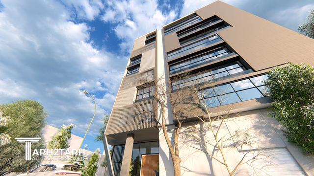 طراحی نما ساختمان اداری شمیران