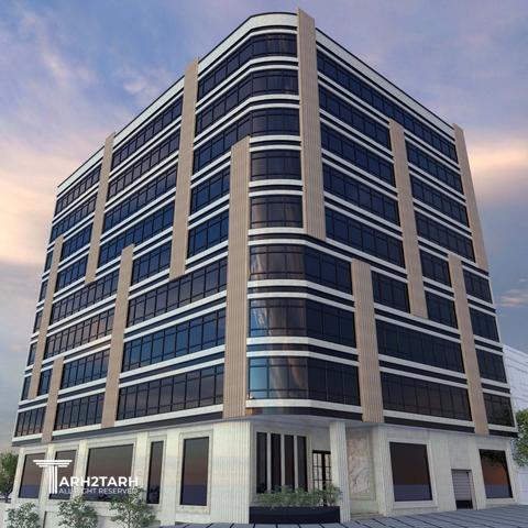 طراحی نما ساختمان اداری شمیران