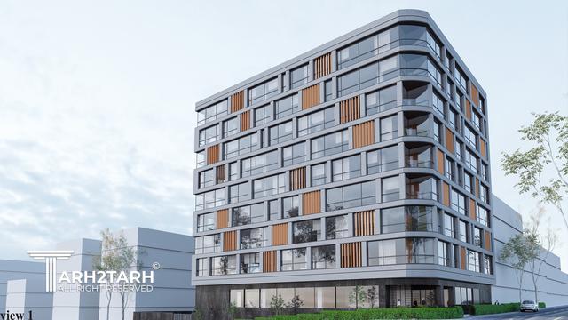 طراحی نمای پروژه اداری شمیران