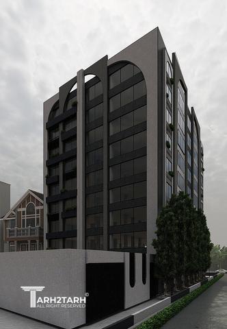 طراحی نما ساختمان اداری شمیران