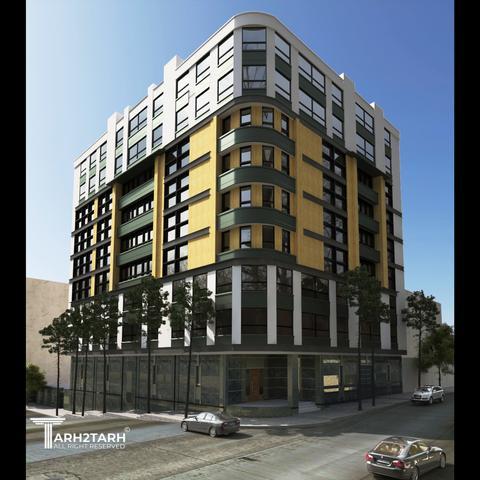 طراحی نما ساختمان اداری شمیران