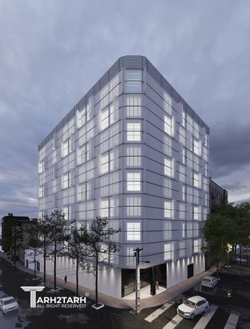 طراحی نما ساختمان اداری شمیران