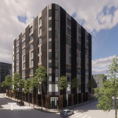 طراحی نما ساختمان اداری شمیران