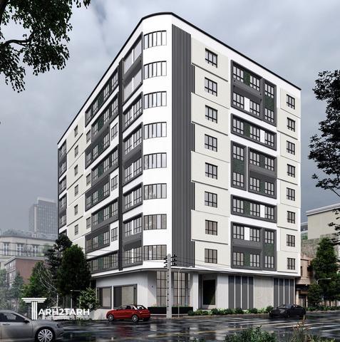 طراحی نما ساختمان اداری شمیران