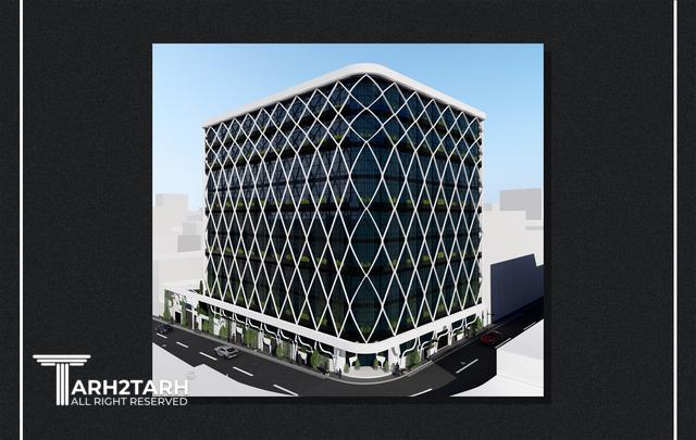 طراحی نما ساختمان اداری شمیران