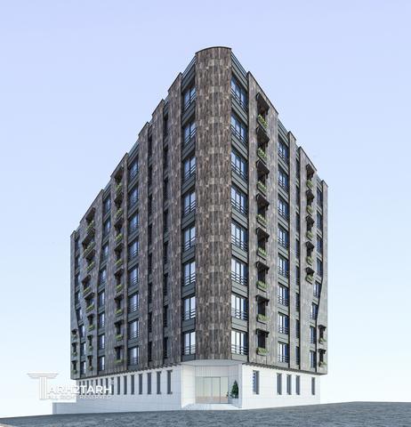 طراحی نما ساختمان اداری شمیران