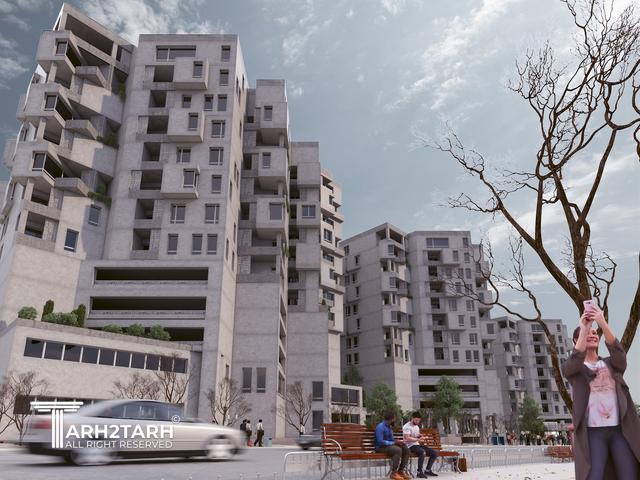 طراحی مجتمع مسکونی رویال