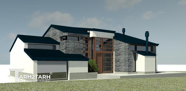 پروژه طراحی شهرک ویلایی بام مشا