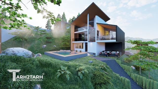 پروژه طراحی شهرک ویلایی بام مشا