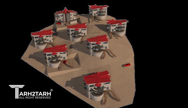 پروژه طراحی شهرک ویلایی بام مشا