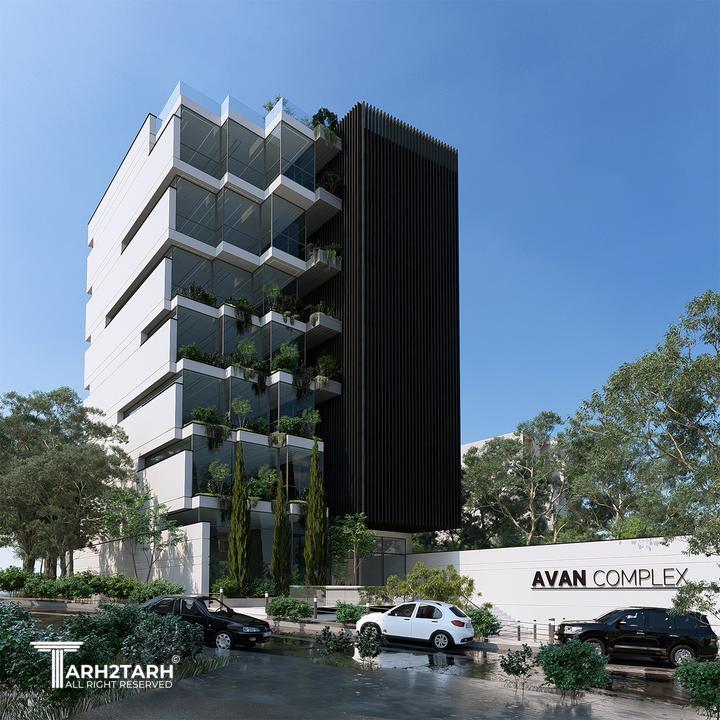 طراحی ساختمان اداری ورزشی  آوان (با امتیاز دو برابر)