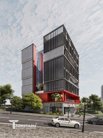 طراحی ساختمان اداری ورزشی  آوان (با امتیاز دو برابر)