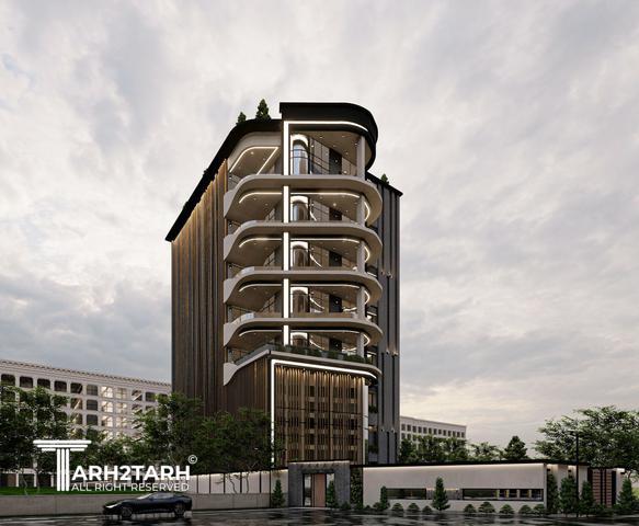 طراحی ساختمان اداری ورزشی  آوان (با امتیاز دو برابر)