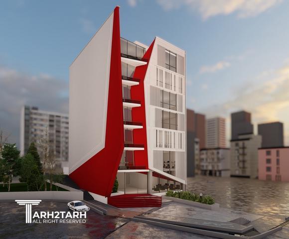 طراحی ساختمان اداری ورزشی  آوان (با امتیاز دو برابر)