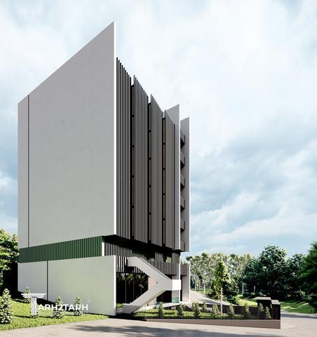 طراحی ساختمان اداری ورزشی  آوان (با امتیاز دو برابر)