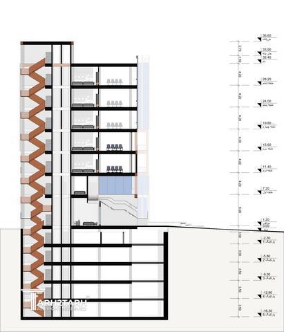 طراحی ساختمان اداری ورزشی  آوان (با امتیاز دو برابر)