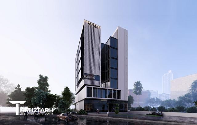 طراحی ساختمان اداری ورزشی  آوان (با امتیاز دو برابر)