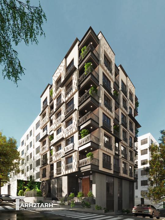 نفر اول مسابقه مسابقه طراحی مسکونی روشنا