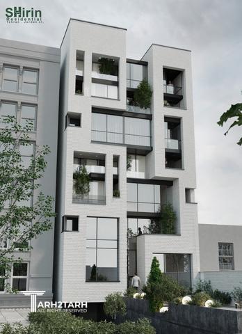 طراحی ساختمان مسکونی شیرین