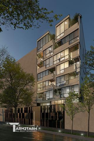 طراحی ساختمان مسکونی شیرین