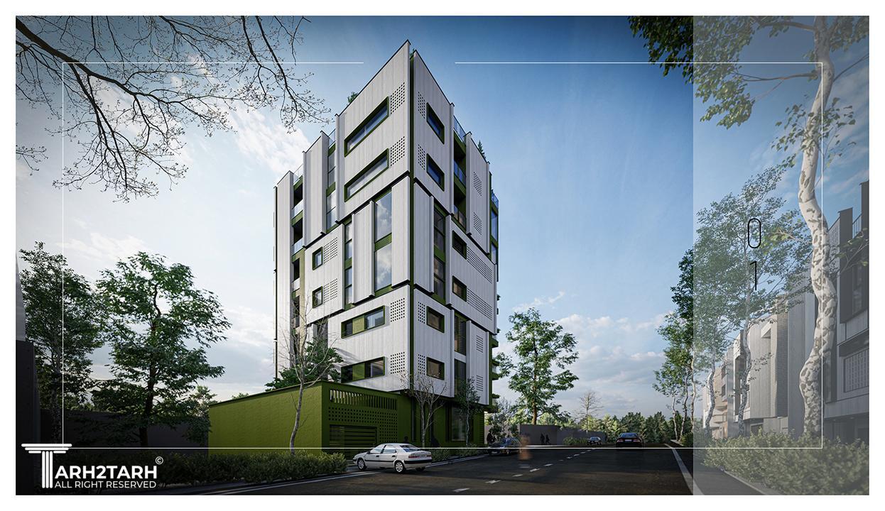 مسابقه طراحی ساختمان مسکونی ارکیده