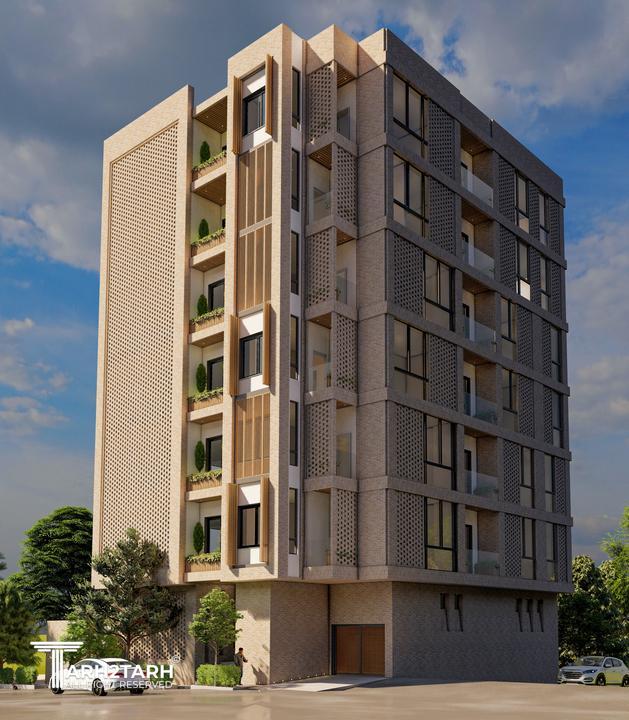 طراحی ساختمان مسکونی ارکیده