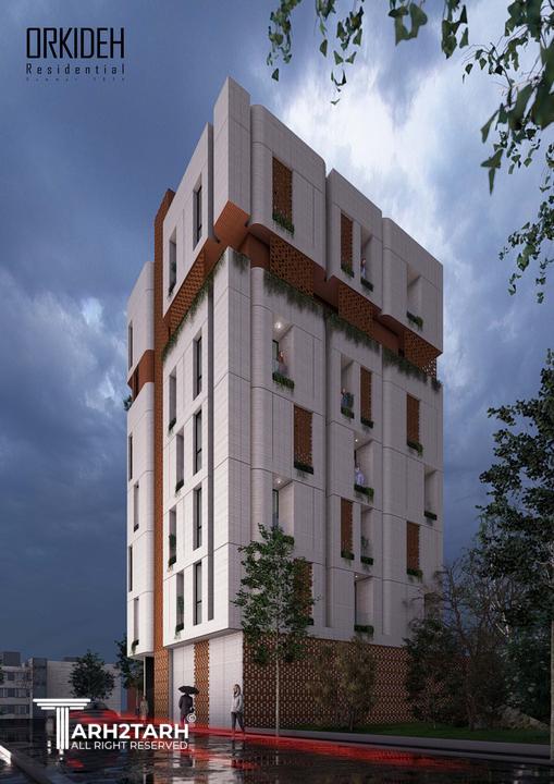 مسابقه طراحی ساختمان مسکونی ارکیده