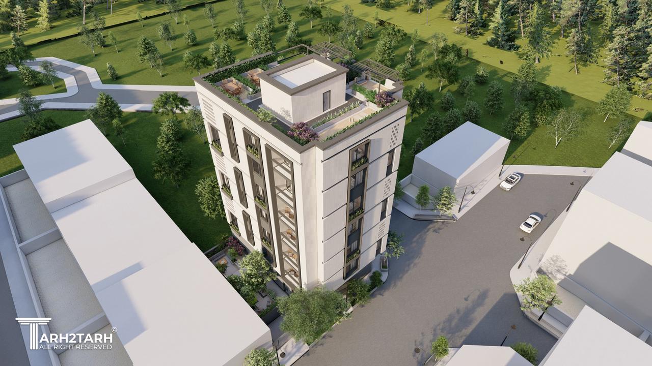 طراحی ساختمان مسکونی ارکیده