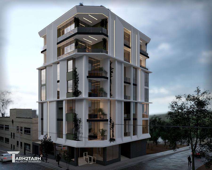 نفر سوم مسابقه طراحی ساختمان مسکونی ارکیده