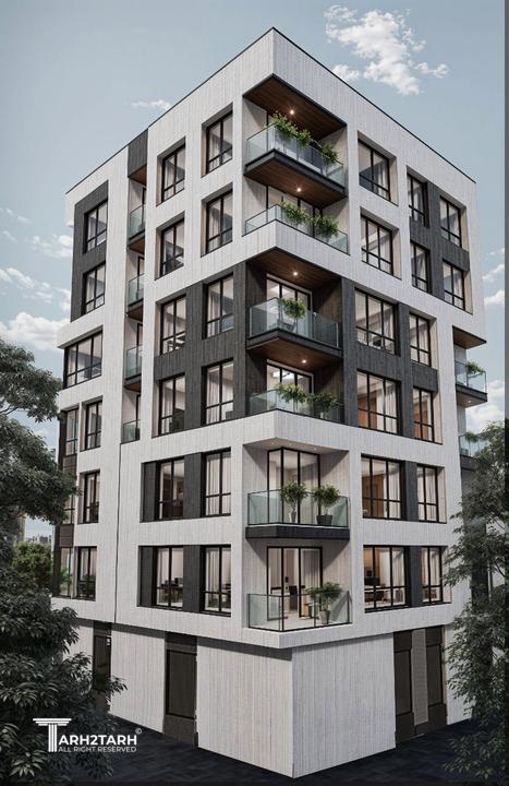 طراحی ساختمان مسکونی ارکیده