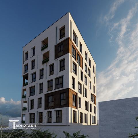 طراحی ساختمان مسکونی ارکیده