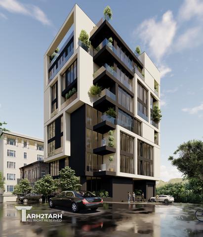 طراحی ساختمان مسکونی ارکیده