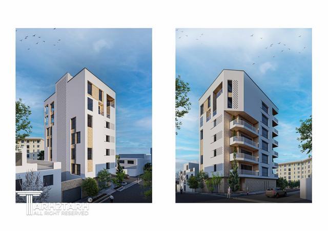 طراحی ساختمان مسکونی ارکیده