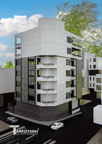 طراحی ساختمان مسکونی ارکیده