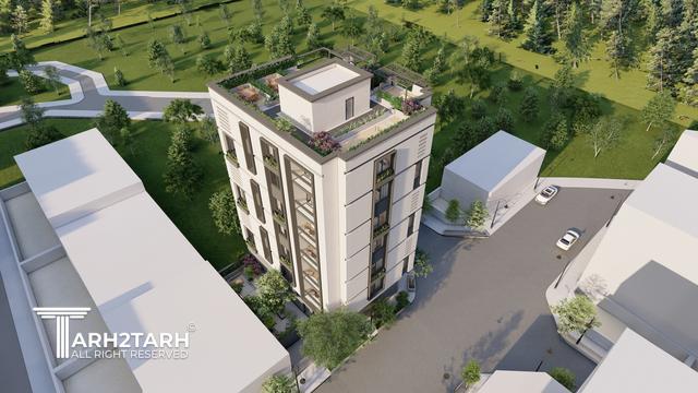 طراحی ساختمان مسکونی ارکیده