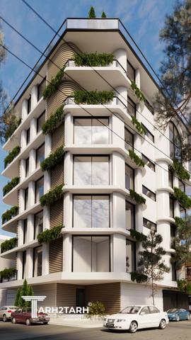 طراحی ساختمان مسکونی ارکیده