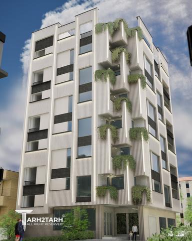 طراحی ساختمان مسکونی ارکیده